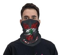 Facial Decoration Lebanon Flag Eagle White Bandana Breathable Headwear Premium Headband For Camping Fishing Traveling 25X50CM
