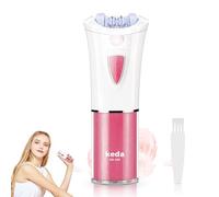 Facial Epilator for Women - Face Epilator for Women - Smooth Glide Facial Hair Remover with LED Light - Cordless Hair Removal for Face/Chin/Body/Bikini Area/Legs/Arm Portable Gentle Epilating Shaver