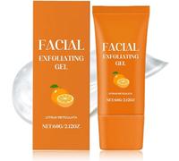 Facial Exfoliating Gel, Orange Enzyme Exfoliating Gel, Moisturizing Facial Exfoliator Orange, Deep Cleansing Moisturizing, Gentle for All Skin Types (1PC)