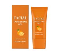 Facial Exfoliating Gel, Orange Enzyme Hydrating Facial Scrub, Deep Cleansing Moisturizing Scrub with Natural Orange Extract, Smooth Skin Care, All Skin Types (1Pcs)
