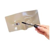 Facial Eye Makeup Practice Board Reusable Eye Makeup Practice Face Soft Silicone Mannequin Board for Training Beauty School Salon Artists(Color4)