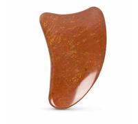 Facial Gua Sha Tool, Bian Stone, Red Bian Stone Dolphin Guasha Board