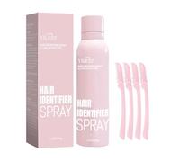 Facial Hair Identification Spray, Hair Identifier Spray For Face Shaving, Body Hair Identifying Spray, Face Shaving Powder Spray with 4 Scrapers for Face Dermaplaning for Women Men