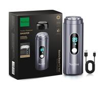 Facial Hair Removal for Women, USB-C Rechargeable Body Hair Trimmer, Mini Electric Shaver, Personal Groomer for Women, Waterproof Wet/Dry Groomer - Face Lips Body Painless Facial Razor (Gray)