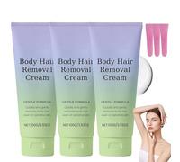 Facial Hair Remover, Facial Hair Removal Cream For Women, Effective Quick Face Cream Hair Removal, Painless Hairs Removers, for All Skin Types (3pcs)