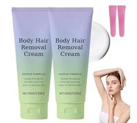 Facial Hair Remover, Facial Hair Removal Cream For Women, Effective Quick Face Cream Hair Removal, Painless Hairs Removers, for All Skin Types (2pcs)
