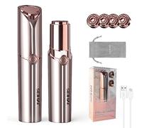 Facial Hair Remover for Women, SEIHAI Rechargeable Face Shavers for Women,Included 4X Replacement Heads, Upper Lip, Chin, Face Hair Remover Peach Fuzz Remover