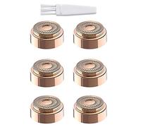Facial Hair Remover Replacement Heads, Generation 2 Double Halo, for Flawless for Finishing Touch for Women As Seen On TV 18K Gold-Plated 6 Count (Not Fit Gen 1 Hair Removal Device)