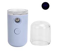 Facial Humidifier, Mist Sprayer, Ultrasonic Atomization, Handy Portable Handheld with USB Cable for Women for Facial Hydration for Skin Care (Light Purple)