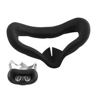 Facial Interface & Face Cover Pad for Oculus Quest 2, Sweat-Proof PU Foam Cushion Vr Headset Accessories for Meta Quest 2, Breathable Face Pad with Enhanced Field of View for Immersive Gaming