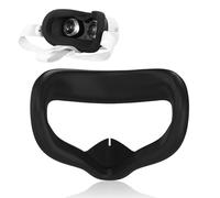 Facial Interface for Oculus Quest 2 Face Cover Pad for Meta Quest 2 Sweat-Proof PU Foam VR Accessories Enhanced Comfort Replacement Face Pad Cushion Compatible with Meta Quest 2 Accessories Black 1pcs