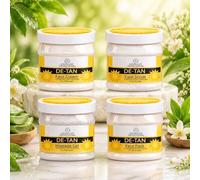Facial Kit for Tan Removal & Skin Brightening | Face Cream, Scrub, Massage Gel & Face Pack | Deep Cleansing Salon Facial Kit for Women & Men | All Skin Types 200x4g