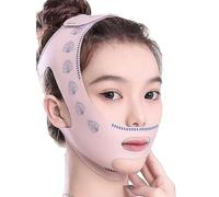 Facial Lift | Adjustable Elastic V Line Breathable | Chin Reducer and Cuada for Neck Lifting, Skin Care Chin for Daily Use Night Morning Home Hotel Travel