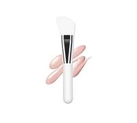 Facial Mask Application Brush, Soft Silicone Angled White Brush Head Cosmetic Tool for Body Lotion, Mud, Clay, Charcoal Mixed Mask