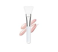 Facial Mask Application Brush, Soft Silicone Shovel Shape White Brush Head Cosmetic Tool for Body Lotion, Mud, Clay, Charcoal Mixed Mask