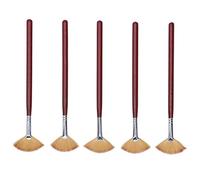 Facial Mask Brush Fan Shaped Brush Head Smear Evenly Face Mud Mask Applicator for All Skin Types