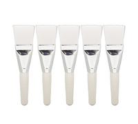 Facial Mask Brush Set 5Pcs | Soft Ergonomic Short Handle | Skin Care Applicator for Clay/Mud/Cream Masks | Beauty Salon & Home Use