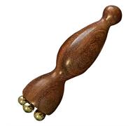 Facial Massage Tool - 5 Copper Beads for Face and Eyes, Travel Size, Chinese SPA Gua Sha Tool for Reducing Puffiness Dark Circles