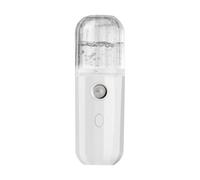 Facial Mister - Compact USB Rechargeable Face Humidifier, 1oz Visual Tank Sprayer, Pocket Size Skin Hydration Mist Device Refreshing and Makeup Fixing | for Beauty Spa Salon Personal Care Outdoor Use