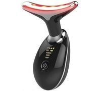 Facial Neck Lifting Massager with 7 Color LED Light Therapy - Rechargeable Microcurrent Device with Constant Temperature for At Home Anti Aging Care