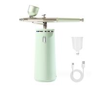 Facial Oxygen Spray Machine - High Pressure Nano Facial Steamer with 0.3mm Nozzle - Rechargeable Portable Nano Mist Injector Sprayer for Deep Moisturizing Face Skincare