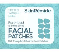 Facial Patches for Wrinkles Overnight - 160 Anti Wrinkle Face Tape for Forehead, Frown Lines & Smile Lines - Clear Adhesive Wrinkle Patches Alternative From SkinRemide. Stop Frowns
