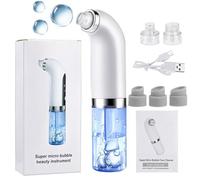 Facial Pore Remover Vacuum - 3-Mode Electric Extractor Tool | Portable and Nose Cleaner For Home, Travel, Nighttime, Daily Skincare For Men and Women All Skin Types Multi-Function