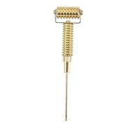 Facial Roller Acupuncture Point Detector Acupoint Probe Spring Needle Metal for Body and Face Massage (Gold)