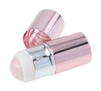 Facial Roller Pink Volcanic Rock Ball Massager for Face Neck