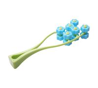Facial Roller - Y Shape | 3D Flower - Easy Massager Manual | Rodillo Facial Y Shape | 3D Viso Massager | 2026 Professional | Relaxation Equipment | Women Girls | Beauty | Silver