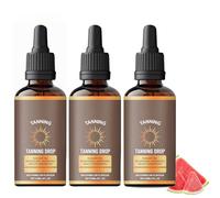 Facial Self Tanning Drops, Tanning Drops For Face & Body, Natural Sunless Tanning Drops With Enhancing Your Natural Skin Tone, Lightweight Tanner For All Skin Types (3PC)