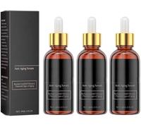 Facial Serum with Glycerin and with Peptides, Facial Essence, Long-Lasting Moisturizing, Formula to Help Reduce Appearance of Fine Lines and Improve Skin Elasticity - 30ml (3 Pcs)