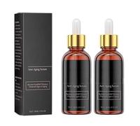 Facial Serum with Glycerin and with Peptides, Formula to Help Reduce Appearance of Fine Lines and Improve Skin Elasticity, Facial Essence, Long Lasting Moisturizing (2 pcs)