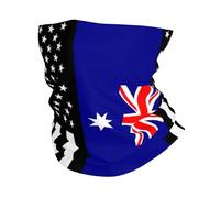 Facial Shield America Flag And Australia Flag Outdoor Anitdust Hair Band Traveling Non-Slip Bandana