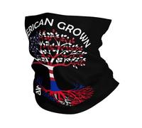 Facial Shield America Grown With Cambodia Roots1 Face Scarf Windproof Neck Gaiter Uv Protection Bandana For Traveling Camping Fishing 25X50CM