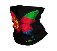 Facial Shield Eritrea Flag Butterfly Bandana Durable Face Scarf Non-Slip Headband For Fishing Traveling Camping 25X50CM