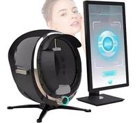 Facial Skin Analysis Machine Professional 13.3"/21.5" Scanner for Pores, Acne, Hydration, Customizable Reports, For Estheticians Spas, 8-Spectrum Imaging, Multi-Language(Black,21.5 in)