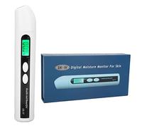 Facial Skin Analyzer with Biosensing Technology LED Display Portable Pen Tester Measures Oil and Skin Type ABS Battery Powered