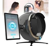Facial Skin Testing Machine 3D Skin Moisture Analyzer Facial Scanner Analyzer Skin Analyzer Machine,Healthy Skin Care with 21.5 Inch HD Screen,8 Spectral Analysis/14 Indicators Black-21.5inches