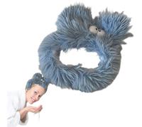 Facial Spa Plush Headband - Makeup Shower Hair Band, Stretch Non-Slip Washable Hair Ties | Adjustable Plush Makeup Headband for Face Wash, Facial, Sports Women Headband, 22x17cm