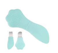 Facial Spatula | Double-Ended Silicone Scrubber for Skin Care, Exfoliating Tool for Face and Pores Cleansing for Women - For Travel Daily Use For Nose Forehead Chin and Beauty Rag
