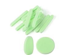 Facial Sponge Compressed,120 Count PVA Professional Makeup Removal Round Face Wash Sponges Spa Pads Exfoliating Cleansing for Women,Green