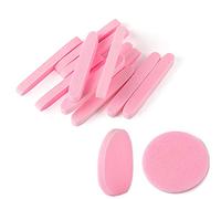 Facial Sponge Compressed,240 Count PVA Professional Makeup Removal Wash Round Face Sponge Spa Pads Exfoliating Cleansing for Women,Pink