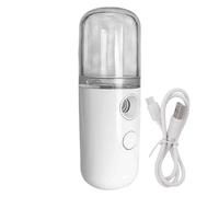 Facial Steamer Humidifier - Deep Cleansing, Wireless, Moisturising Facial Steamer, Portable Facial Steamer, Moisturising Facial Vaporiser with 30ml Water Tank, Re