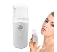 Facial Steamer - Nano Atomization, 30ml Water Tank Moisturizer | Portable USB Rechargeable, Cool Mist Steamer, Handy Hydration Spray Makeup, Eyelash Extension Care, Travel Friendly Skin Humidifier