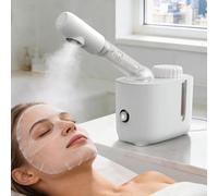Facial Steamer Nano Ionic Face Steamer with 360° Rotating Arm, Esthetician Facial Steamer for Deep Cleaning, Portable Spa Facial Machine for Home Salon