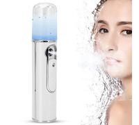 Facial Steamer Nano, Nano Facial Mister Spray Portable Face Hydration Spray Mini Face Humidifier Steamer Moisturizing Face Sauna Mist Spray Skincare Sprayer Facial Sprayer Nano
