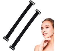 Facial Stretch Bands,Facial Stretch Bands,Facial Stretch Tape,Face Slimming Bands,Face Stretch Tape with Tweezers,Facial Lift Bands,Improvement,Black,2 Pcs
