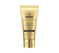 Facial Sunscreen SPF 50+, Broad Portable Lotion, 1.77x4.92 Inches Tube with Moisturizing Feature, Lightweight Sunblock Cream, Protective Formulas with Hydrating Design, Summer Skincare for Beach