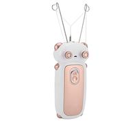 Facial Threading Hair Removal for Women, Cotton Thread Epilator, with Cotton Thread Roll USB Reable Facial Hair Removal Device for Face, Legs, Arms and Body (Rose Gold)